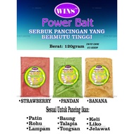 Wins Power Bait Serbuk Pancing Kolam Umpan Serbuk Kolam Air Tawar Strawberry Pandan Cacing Banana 92