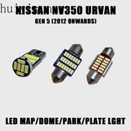 HYS FOR Nissan NV350 Urvan LED Map Dome Light Trunk Plate Bulb Cabin Interior 2012-2024