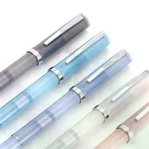 Ink Pen Calligraphy Pen School Office Supplies Stationery 58D Pen 6-Color F EF NibPK MAJOHN HONGDIA