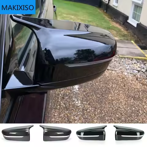 Replacement Mirror Cover For BMW 5 Series G30 G31 Side Rear Mirror Left Hand Driver Carbon Fiber ABS