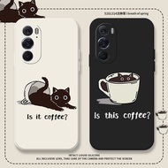 Suitable for opporeno12 Phone Case New opporeno12pro Coffee Cat reno12 Cute Female pro Creative 0pp0