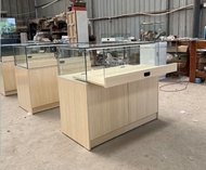 定制玻璃櫃展示櫃display cabinet 珠寶首飾櫃台 整件送貨 包送貨 大容量