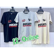 DUCATI COTTON T-SHIRT (CAMPUR WARNA)