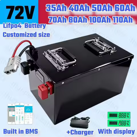 thunderglow-72V 35Ah Lithium Battery 40Ah 50Ah 60Ah 70Ah 80Ah 100Ah 110Ah Lifepo4 for Trolling Motor