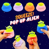 Alien UFO Pop UP Squeeze Toy Squishy Stress Relief Toys Fidget