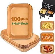 100PCS Air Fryer Liners Disposable for Ninja DZ201/DZ401, Ninja Air Fryer Accessories,Food Grade Air