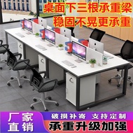 💘&amp;办公桌椅组合办公室工位电脑桌四六人位组合办公桌屏风卡座职员桌 FVMR