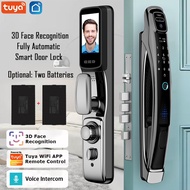 Digital lock Wifi Tuya APP Face Recognition Smart Door Lock With Camera Video Call Voice Intercom Digital Door Lock Automatic Door Lock