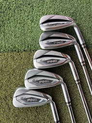 Ping G425 iron set with Zelos 7 Flex R shafts