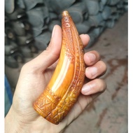 Pipa Taring Kuda Nil Original Ukir Antik Lawasan Istimewa Limited