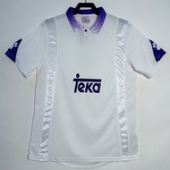 1997/98 HM Home White Retro Soccer Jersey S-XXL Quick-Dry Short Sleeve Sports Jersey AAA