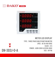 DAKO มิเตอร์จอแสดงผล LED 3เฟส DN-3D3J-0-A