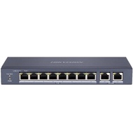 Switch poe Hikvision DS-3E0106P-E/M | DS-3E0310P-E/M 4/8 Port 10/100M + 2 Port Uplink Gigabit RJ45 p