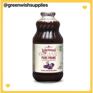 LAKEWOOD ORGANIC - Pure Prune Juice (946ml) Exp:03/2026 [Fresh Pressed][Non GMO][No Preservatives]