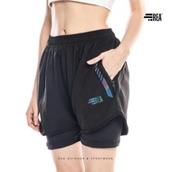 Men's 2-In-1 Leggings Running, Gym, Fitness, and FutsalWanita