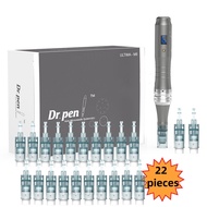 Wireless Dr Pen M8 Microneedle Derma Pen with 22Pcs Needle Cartidges Skin Whitening Therapy Dermapen