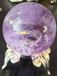 💜美美美💜超大彩光透體濃色紫水晶球💲2️⃣8️⃣0️⃣#4cm