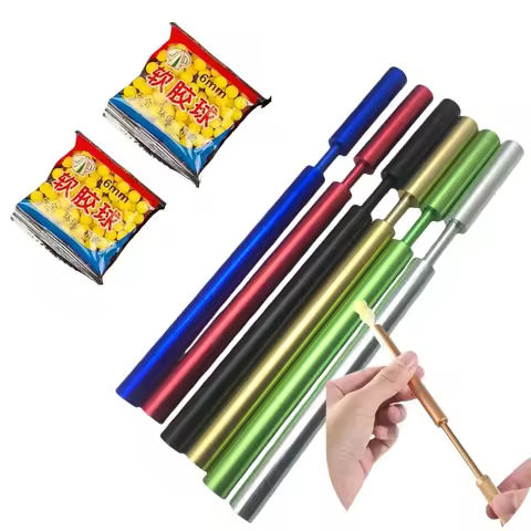 Aluminum Alloy Bamboo Barrel Gun Shooting Target for Pneumatics Darts Accessories Glock Air Soft Bul