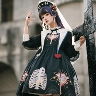 [Ready Stock] Sallye's Judgment OPCuteQ Gothic Gothic lolita Dark Halloween Wear Dress