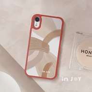 INJOYmall for iPhone X 淡雅自信 耐撞擊磨砂邊框手機殼