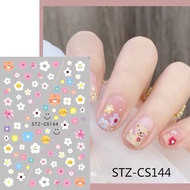 (STZ-CS144)Cute cartoon flower nail stickers Nail Decorations nail stickers nail accessories nailbox