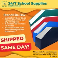 File Box - Magazine Holder Stand - Long Bundle of 10 File box organizer