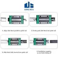 [New Arrivals] Linear Rail Slider HGH15, HGH20, HGH25, HGH30 for Linear Rail CNC