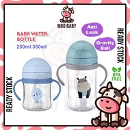 🐮Moo Baby Botol Air Straw Baby Straw Cup Baby Water Bottle Baby Botol Air Baby Anti Tersedak Botol A