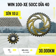 WIN 100-XE 50CC SPRINGS SET 40T KIMURA BRAND