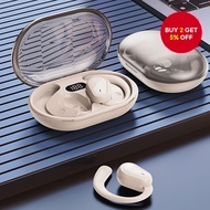 D88 Ear-hook Wireless Headphones Bluetooth 5.3 with Intelligent Display Earbuds Battery Life Painles