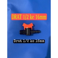 Check Valve Valve Thread Pipe 1/ 2 inch to Hose 13/ 16mm pipe stop faucet connector 1/ 2 inch
