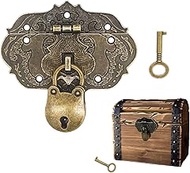 Retro Clasp Antique Bronze 1 Piece - 76 x 57 mm Iron Decorative Clasp for Jewellery Box, Storage Box