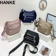 HANKE Oxford Crossbody Sling Bag Multiple Pockets Washable Women's Bag