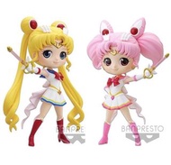 <Ohtoys> 限定版 Qposket 美少女戰士 sailor moon 月野兔 + 小兔 全2款 SHf Megahouse