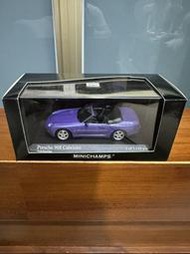 1/43 MINICHAMPS Porsche 968 Cabriolet 1994 Purple metallic