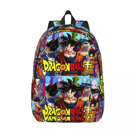Dragon Ball Z Backpack for Men Women Fashion Student Hiking Travel Daypack DBZ Characters College Ca