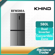 [FREE SHIPPING] Haier 480L Side by Side Twin Inverter Refrigerator with Magic Zone HRF-IM480MM(BL) /