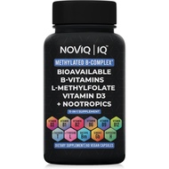 11-in-1 Methylized B Complex Supplement: 680mcg L-Methyl Folic Acid (5-Methyl Than (B1) Riboflavin (