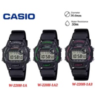 Casio W-220H Classic Youth Digital Resin Watch - W-220H