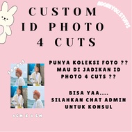 [ CUSTOM ] ID PHOTO 4 CUTS | PHOTO 6CM X 8CM | ID PHOTO