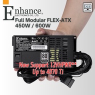 ENHANCE 450W & 600W FLEX-ATX 1U PSU power supply unit for ITX cases - ENP-7660B & ENP-7145B