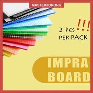 masterborong Impra Board 3mm 680mm x 766mm (2 pcs) Polyplast Board PP Straw Board Plastic Board Holl