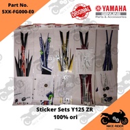 Yamaha Y125 125ZR stripe sets body cover sticker 5XK-FG000-00