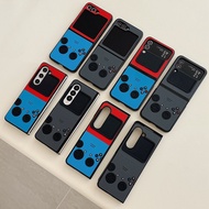 1- For Samsung Z Flip 3 4 5 6 7 ZFold Creative Games Console Design Soft TPU Anti-scratch Phone Case