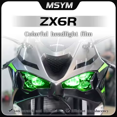 For Kawasaki ZX-6R ZX 6R ZX6R zx6r 2024 Headlight taillight film instrument film transparent protect