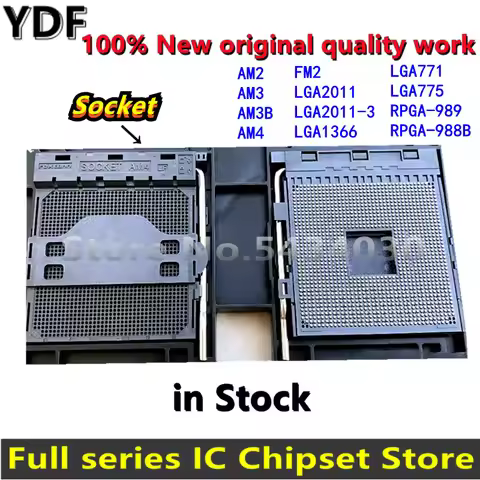 100% New AM2 AM3 AM4 AM3B FM2 LGA771 LGA775 LGA1366 LGA2011 LGA2011-3 RPGA-989 RPGA-988B RPGA-947 BG