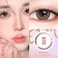 EDM rozelens คอนเเทคเลนส์ บิ๊กอาย bigeye gray brown ✨คอนเเทคเลนส์กรองเเสง ใส่แล้วละมุนสุดๆ✨