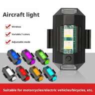 Universal Strobe Warning Light 7-color Usb Rechargeable Aircraft Bike Night Led Lamp Drone S0i8