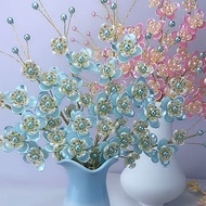 NEW💖 Peacock flaunting flower bundle creative art DIY handcrafts Set materials Florist floral