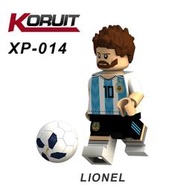 🌙【積木町】XP014 - 梅西 Messi 世界盃足球 2022 世足 卡達 阿根廷 美國邁阿密 (台灣現貨/袋裝)